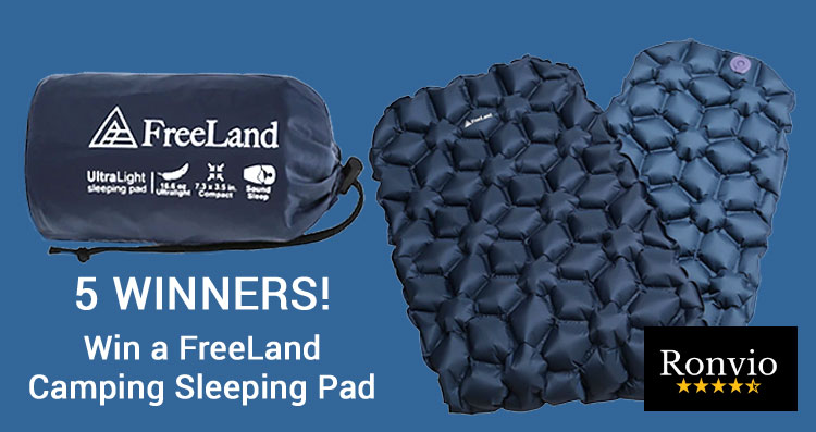 RONVIO FreeLand Camping Sleeping Pad Giveaway