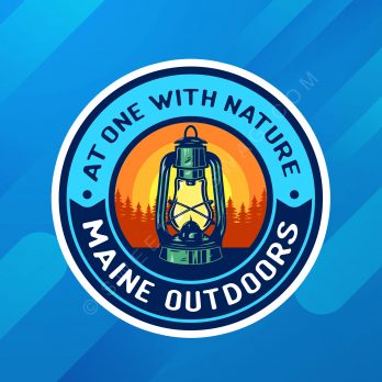 Maine Outdoors Laptop Water Bottle Stickers