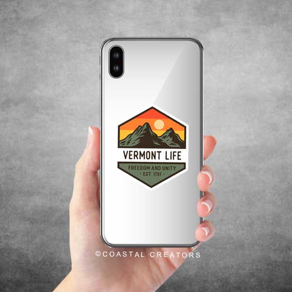 Vermont Life "Freedom and Unity" Laptop Water Bottle Sticker